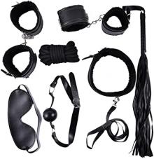 Kit bondage 10 piezas-negro